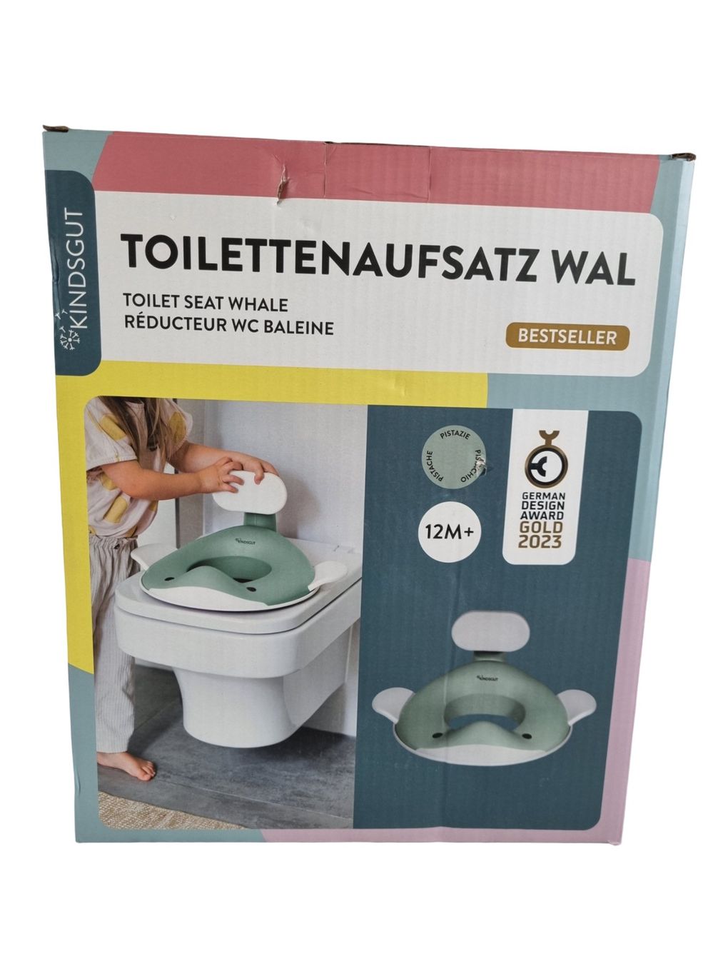 WC: KINDSGUT Toilettenaufsatz Wal – Nuovo (secondo la descrizione) da Wangen b. Olten venduto da Restwert_Wangen