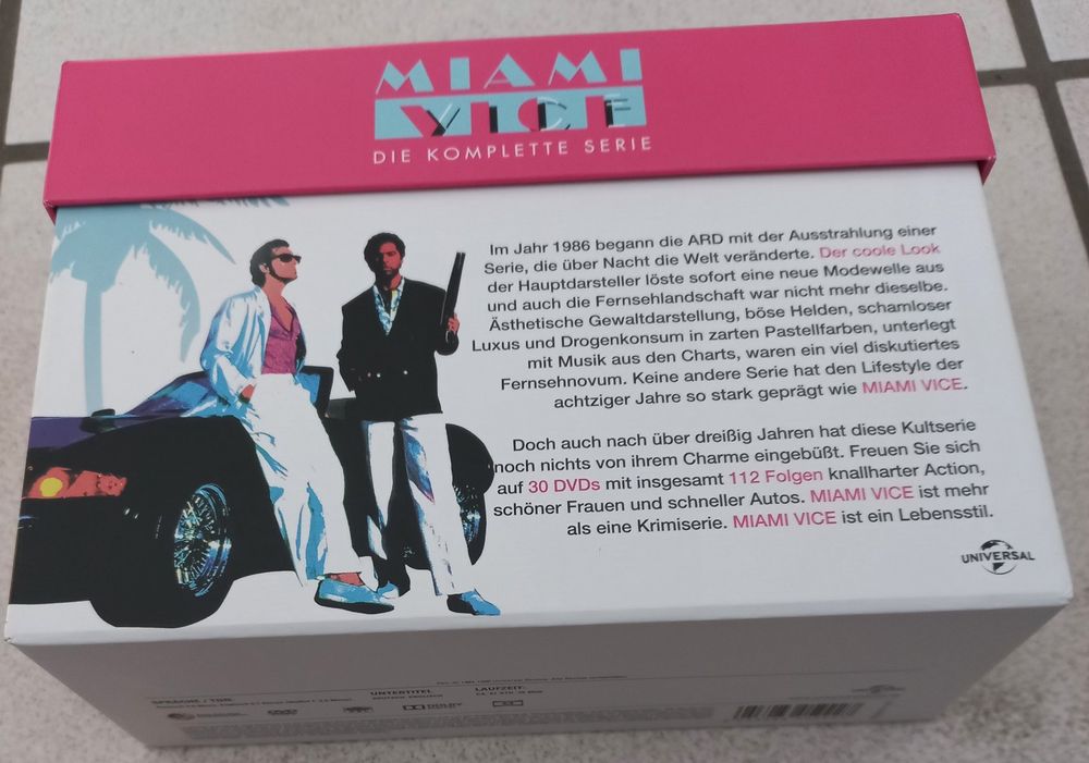Miami Vice Die Komplette Serie Staffel 15 DVDs, Don Johnson Kaufen auf Ricardo