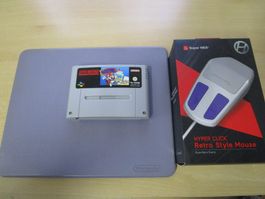 Mario Paint inkl. Mausmatte und Maus Super Nintendo SNES