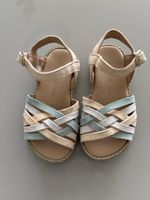 Kinder Sandalen Riemchenmuster Beige Grösse 28 leicht getrag