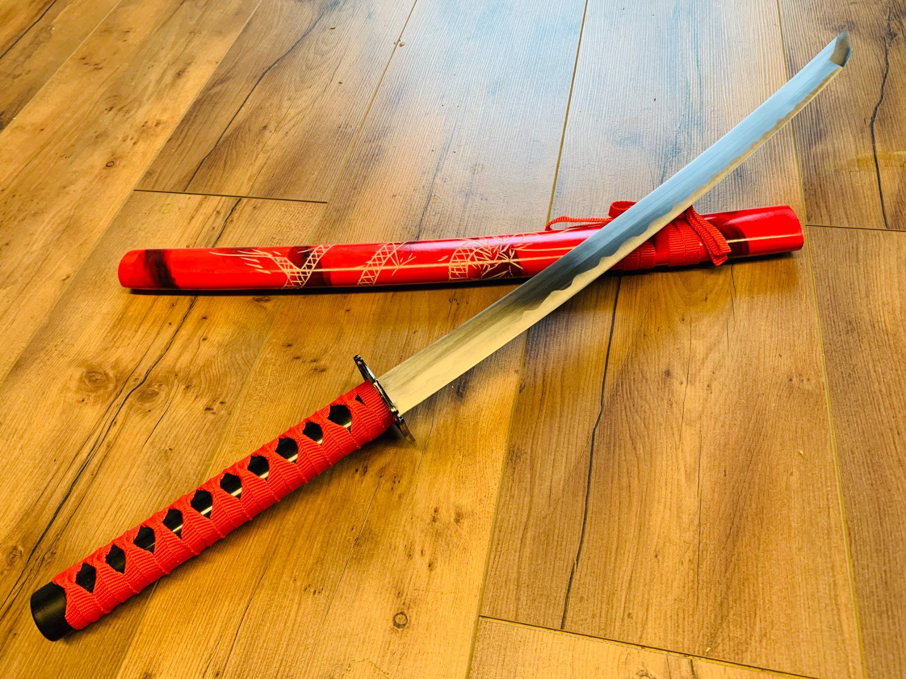 Sonstiges zum Sammeln & Seltenes: Samurai Katana Schwert Tanto 78cm RED – Neu und originalverpackt aus Bergdietikon von shopAgent 6