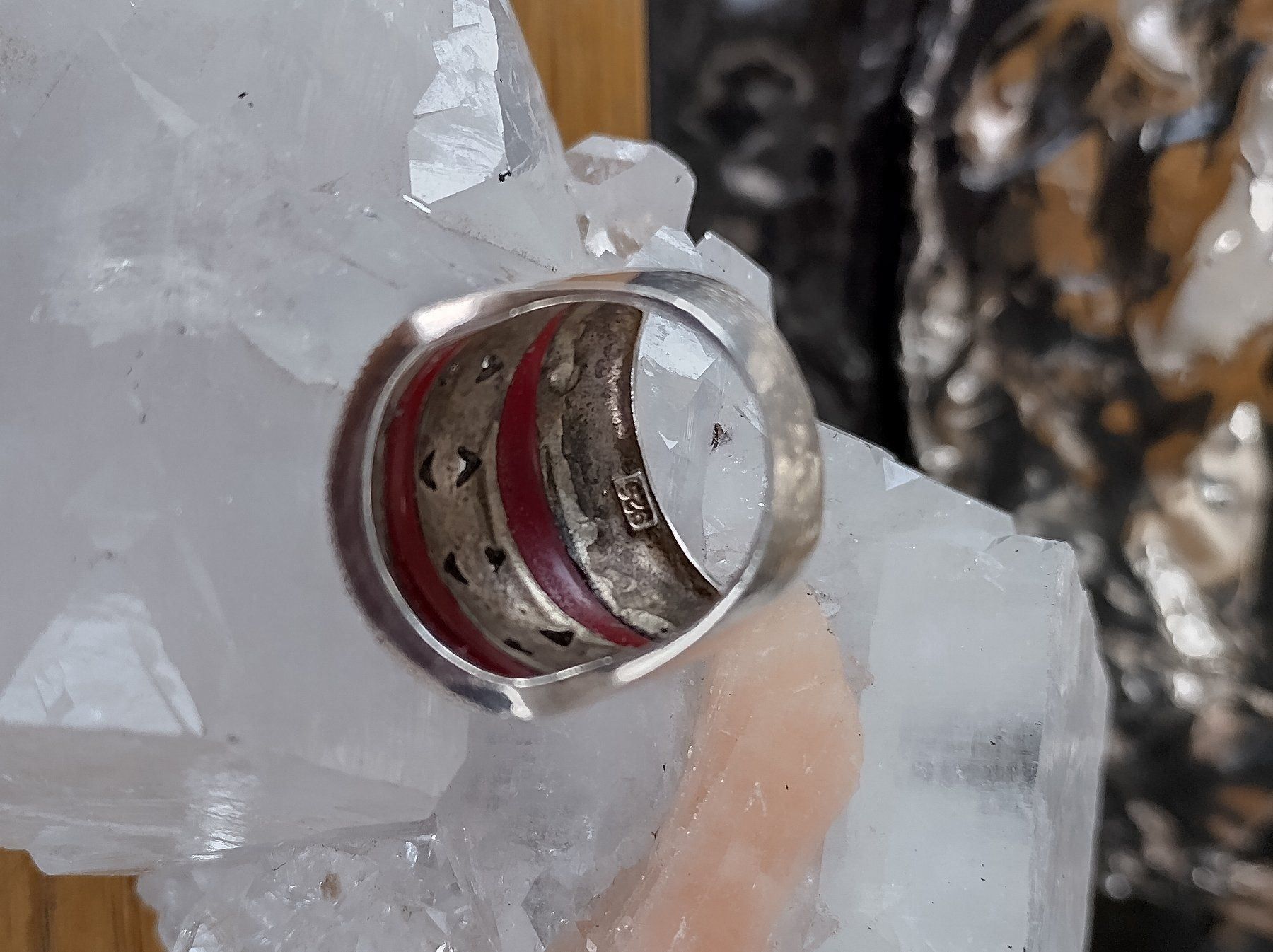Anelli: MEGA RING MIT MARKASITEN SILBER 925 RUSSISCH – Usato da Romanshorn venduto da Glitzer-Paradies 6