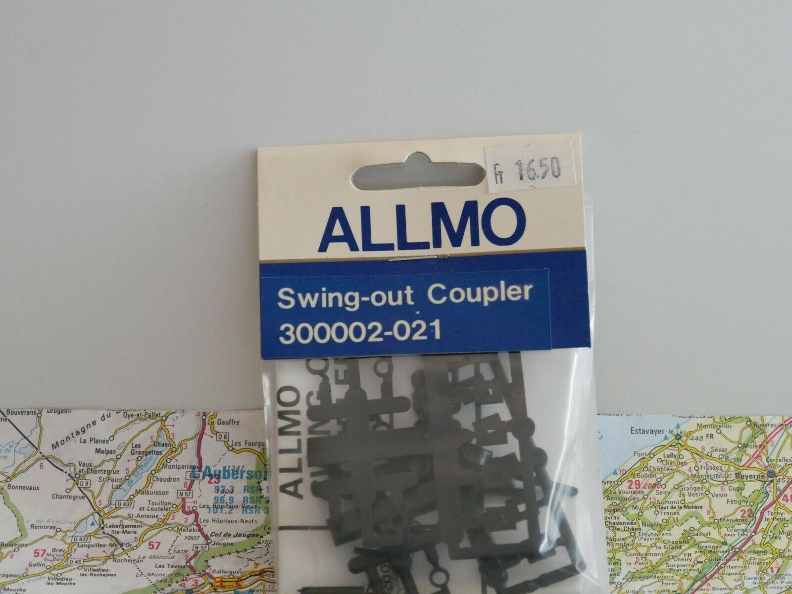 Modellini di ferrovie: 10x ALLMO SWING-OUT COUPLER – Nuovo e nell'imballaggio originale da Winterthur venduto da mrw.