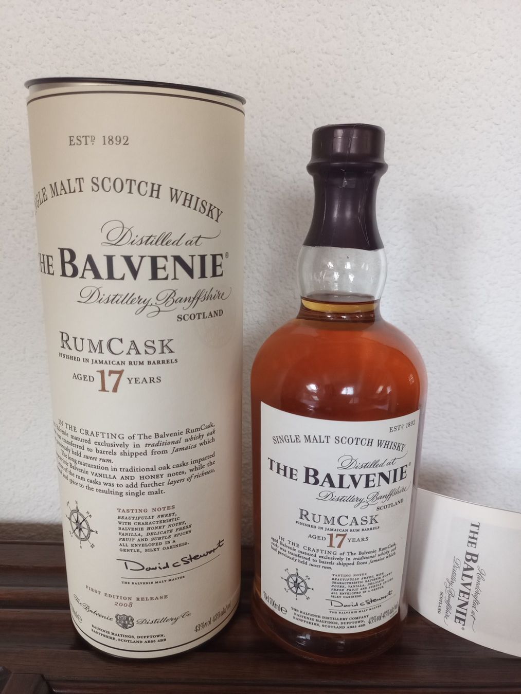 Balvenie Bevande alcoliche: Balvenie Rum Cask 17 Years – Nuovo e nell'imballaggio originale da Spiez venduto da egonolsen
