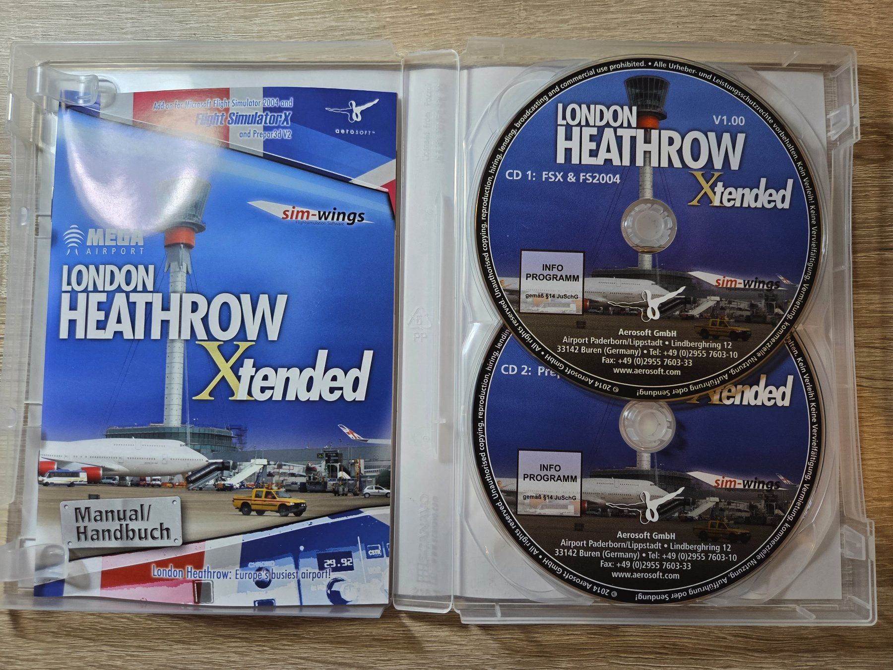 Giochi: London Heathrow Xtended for Flight Simulator X FSX - PC – Usato da Carouge GE venduto da Franllo 2