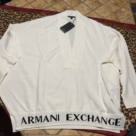 Maglia Armani Exchange di lana nuova con etichetta Tg. L