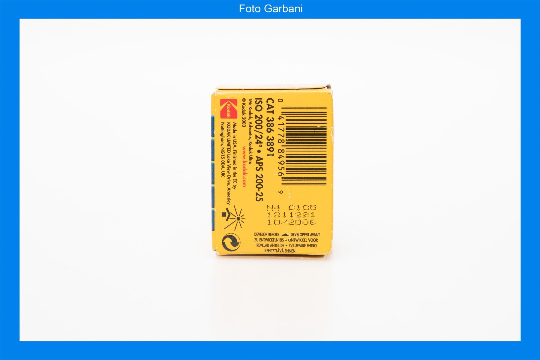 Kodak Filme: Kodak Advantix Ultra APS 25exp – Neu und originalverpackt aus Muralto von FotoGarbani 1