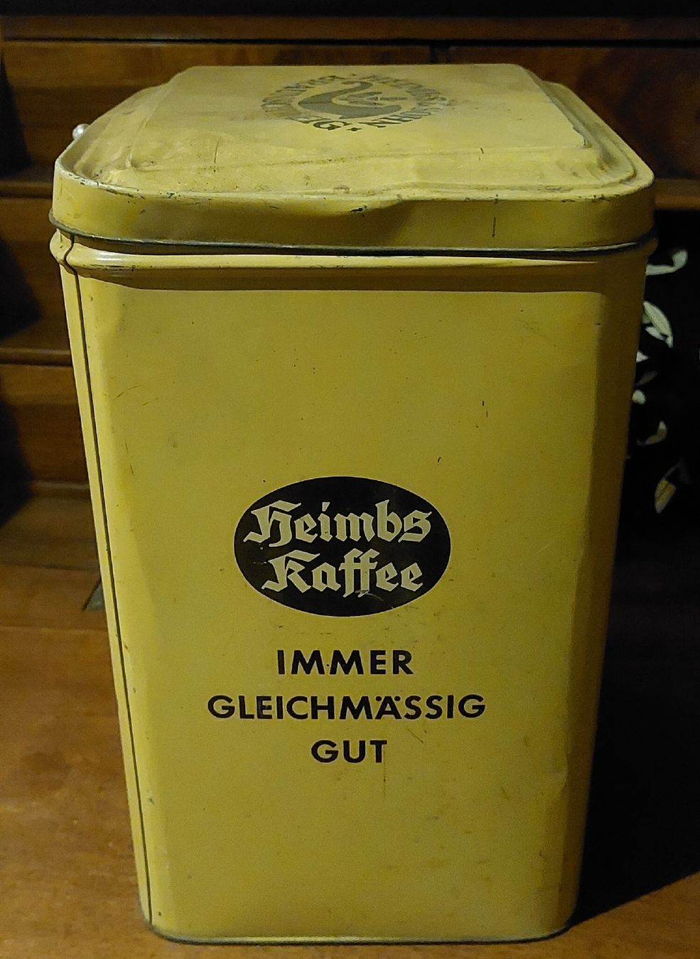 Insegne: büchse blech heimbs kaffee – Usato da Opfertshofen SH venduto da museumswert 4