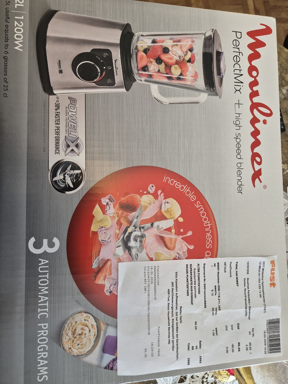 Moulinex Elettrodomestici da cucina: Mixer zu verkaufen  – Nuovo e nell'imballaggio originale da Winterthur venduto da Giacinto9