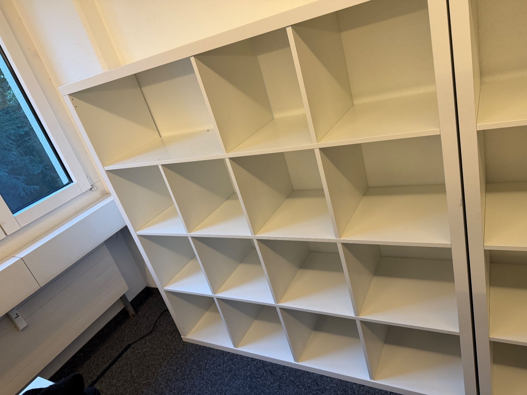 Grosses Ikea Kallax Regal In Weiss, 20 Fächer (Gebraucht) In Hirzel Für
