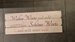 Bild: Spruch zu Worten