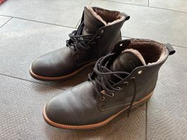 Schnürschuhe Panama Jack gefüttert schwarz guter Zustand