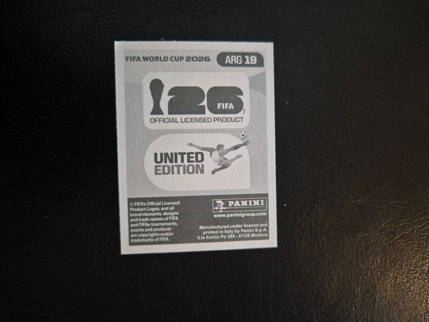 Panini Carte collezionabili: Panini WM 26 ARG 19 – Nuovo (secondo la descrizione) da Rorschacherberg venduto da AJ3108 1