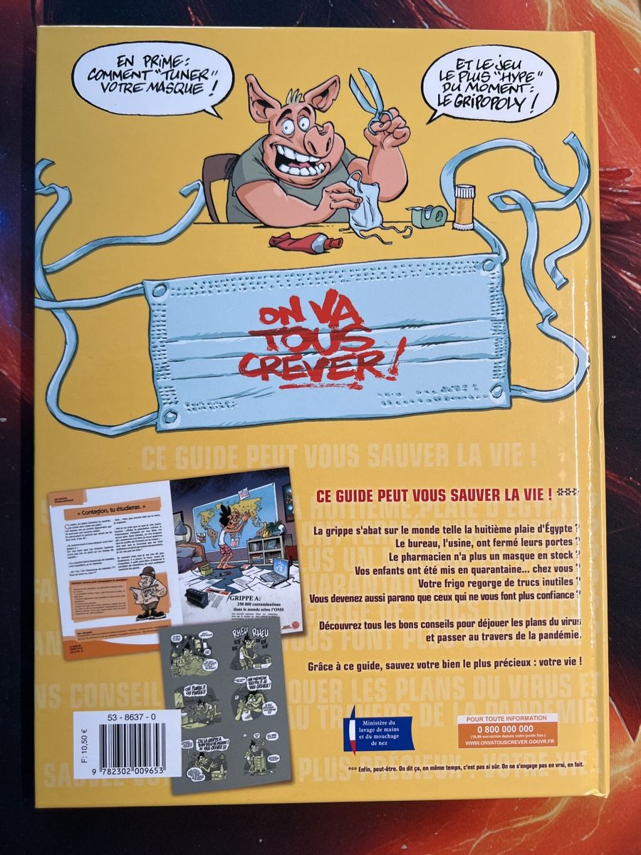 Comics: BD "Le guide de survie de la grippe A" Gruix – Gebraucht aus Genève von PoissonBlue 1