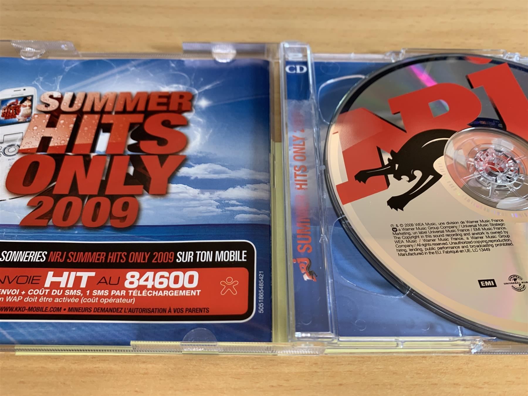 CD: NRJ Summer Hits Only 2009 - 2 CD – Usato da Rikon im Tösstal venduto da Alpenmutz 2