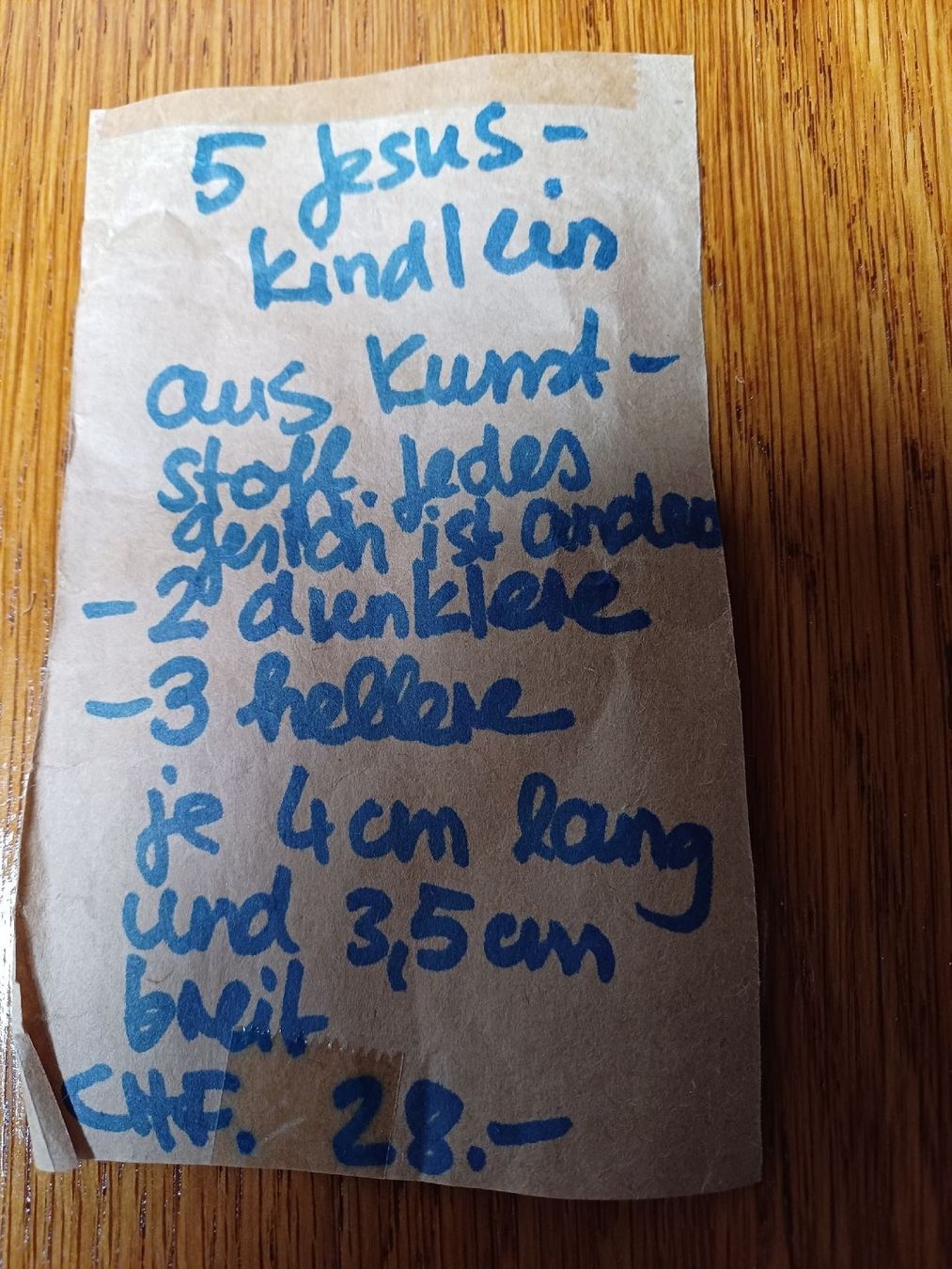 Figuren: 5 Jesuskindlein – Neu (gemäss Beschreibung) aus Gächliwil von lesidees 3
