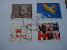 Schweiz 2001, Set FDC , 14 Belege