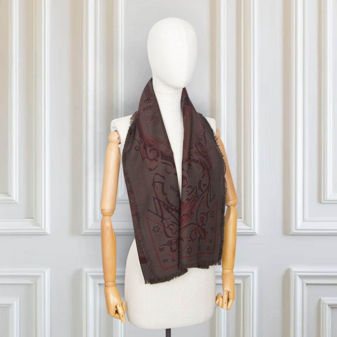 Hermès Foulards & écharpes: Hermès 140 Khaki – D'occasion à Binningen par Designerlabels 4