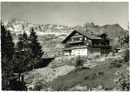 AK Berghaus Arvenbühl, Amden 1960