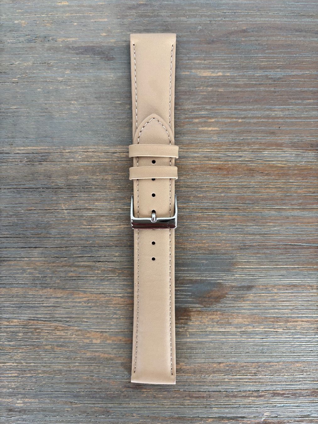 Bracciali & Braccialetti: Leder Uhrenarmband beige 20mm – Nuovo e nell'imballaggio originale da Yverdon-les-Bains venduto da Albinug 1