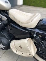 Harley Sportster Sattel, Seitentasche