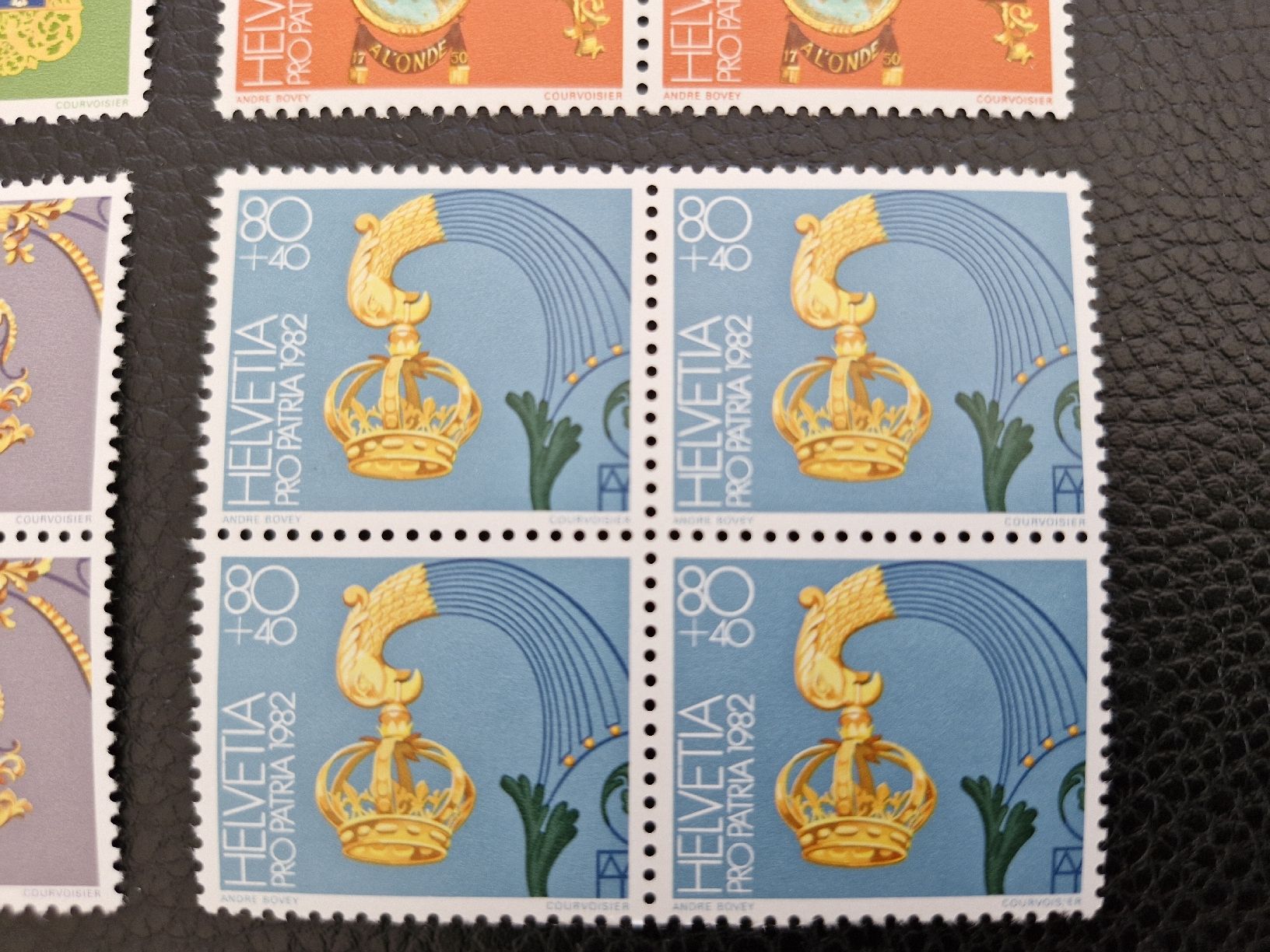 Alle Briefmarken: Pro Patria 1982 Viererblocks postfrisch – Neu (gemäss Beschreibung) aus Frauenfeld von Kasico 4