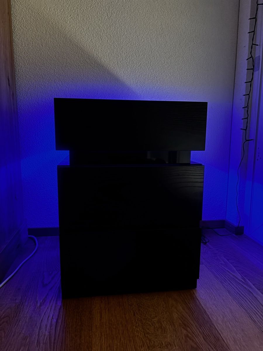 Comodini: Nachttisch Vasagle Moon mit LED-Beleuchtung – Usato da Horn venduto da Valentino_A