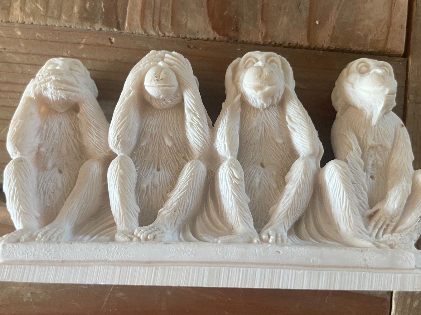 Statuette: Vier Affen Figur – Usato da Wald ZH venduto da shypi 1