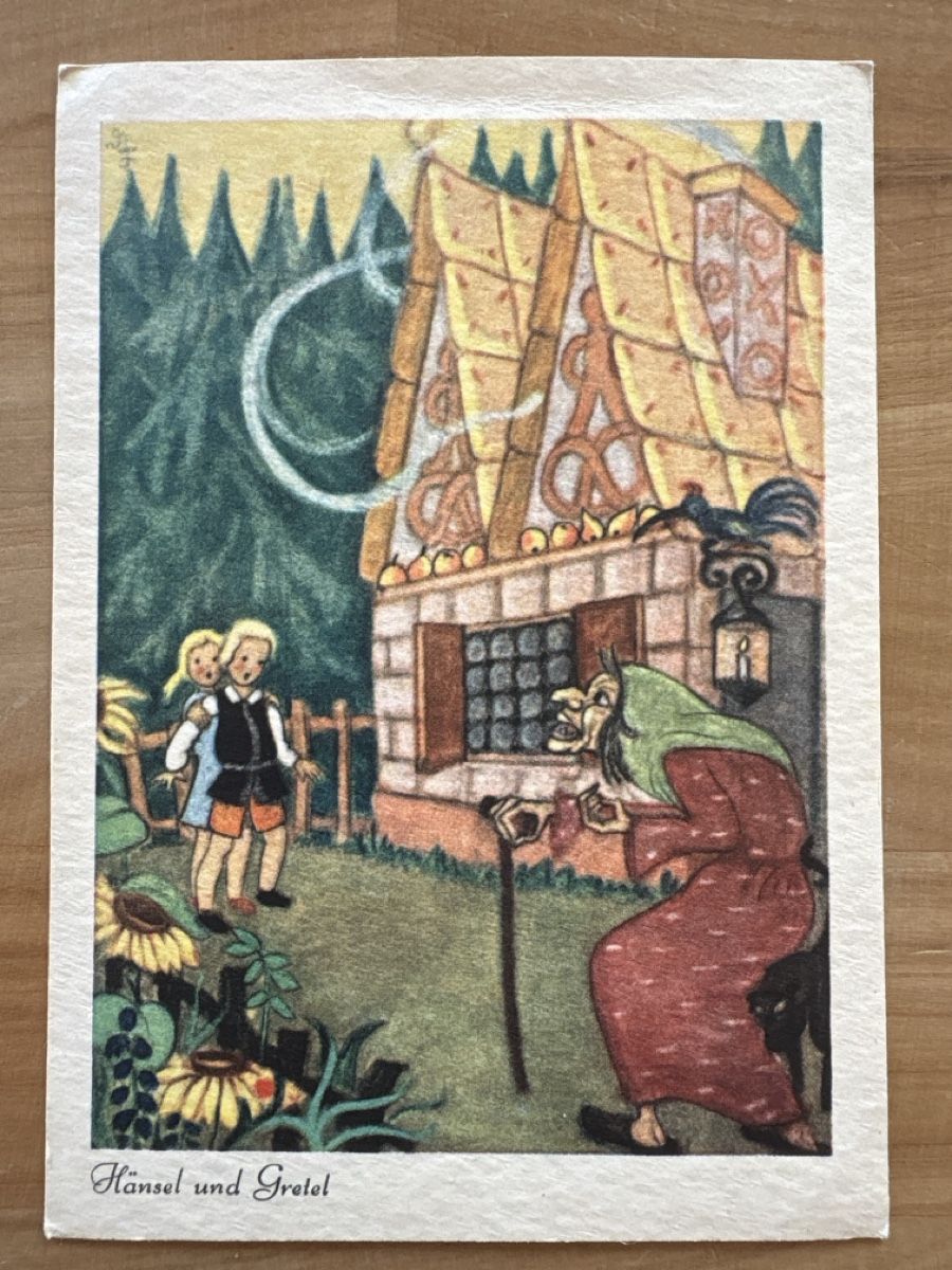 Cartoline postali: AK mit Bild von Hänsel & Gretel – Usato da Rümlang venduto da Kartenpost1