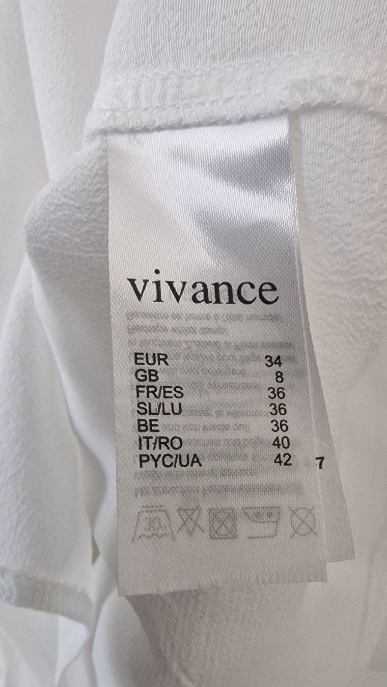 Camicette: Bluse weiss von Vivance Gr. 34 – Nuovo (secondo la descrizione) da Zofingen venduto da stm_dl82 2