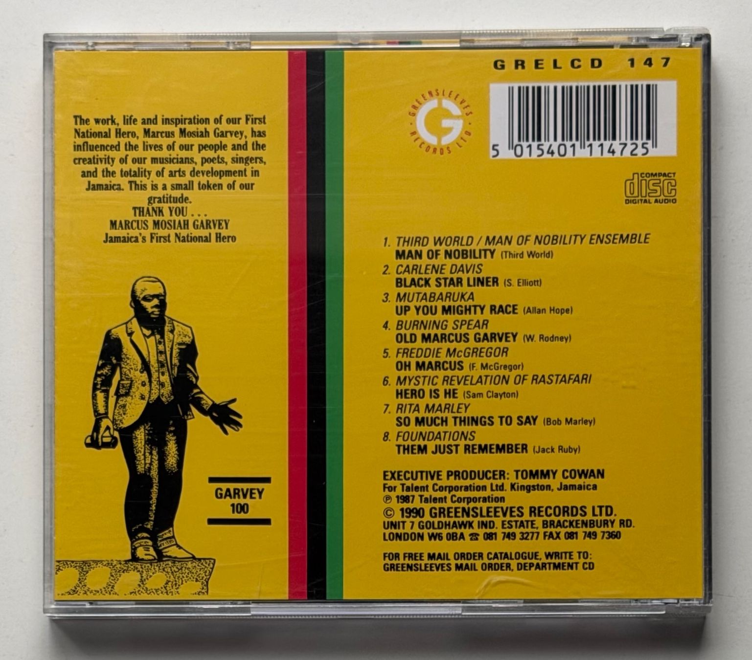 CD: A Tribute To Marcus Garvey / Diverse Interpreten – Usato da Näfels venduto da Musicland 1