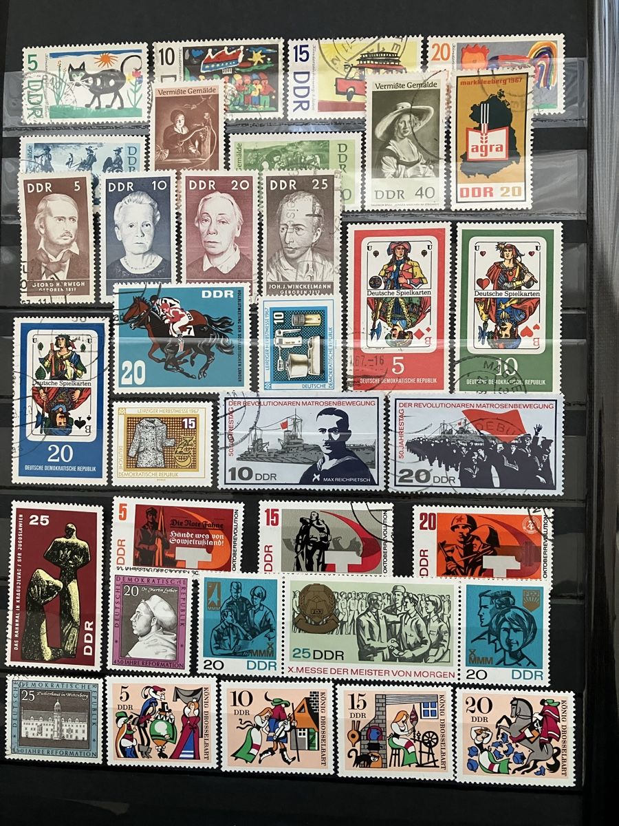 Tutti i francobolli: Deutschland DDR gest/postfr 6s 1966-70 – Usato da Cham venduto da Diablo1232 1