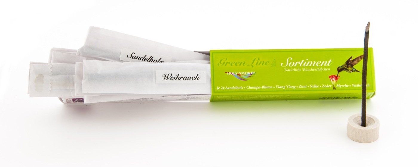 Kerzen: Green Line Sortiment - Räucherstäbchen – Neu und originalverpackt aus Mauren von Yeelen