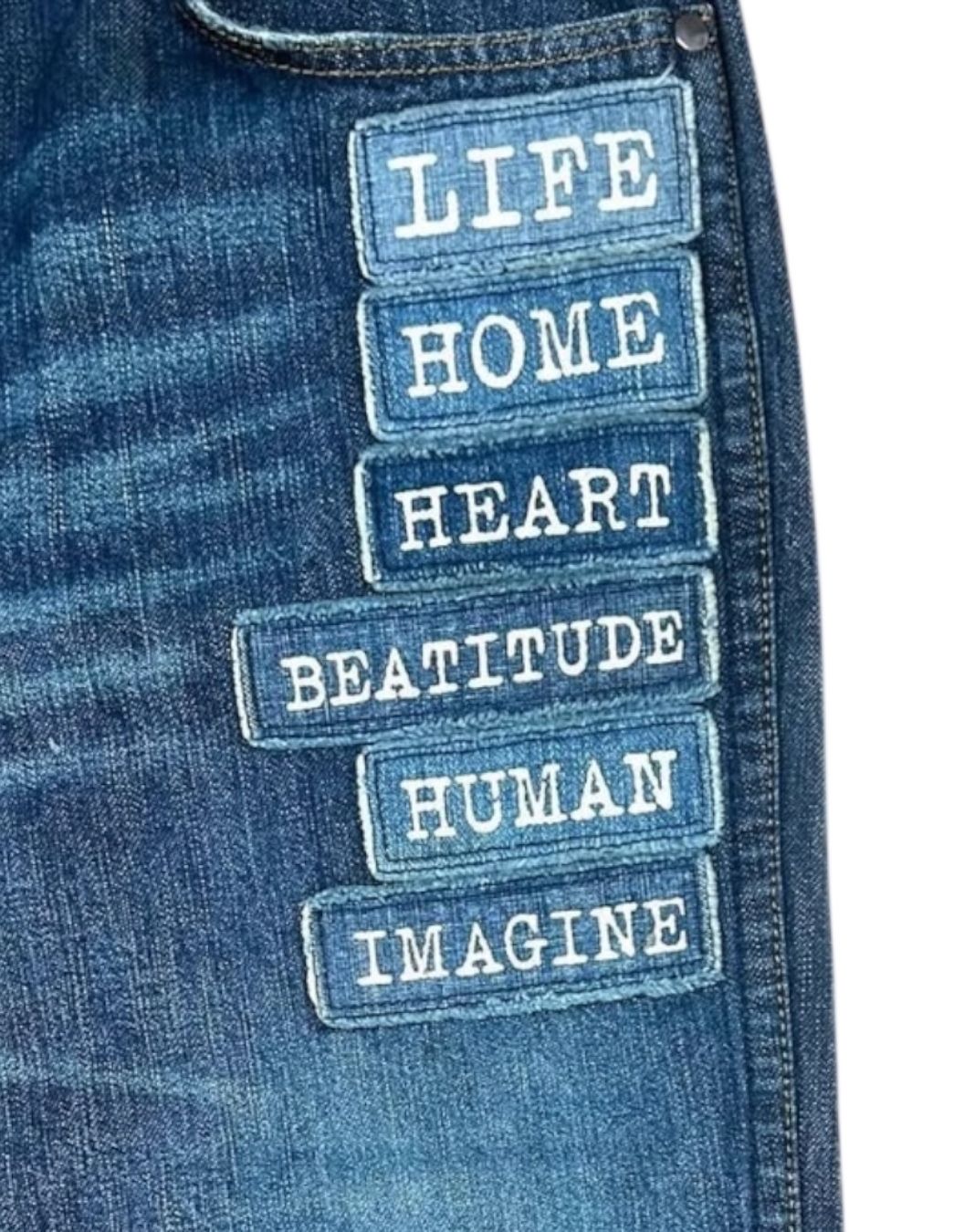 Jeans: Number (N)ine SS02 Patch Washed Denim – D'occasion à Thierachern par n.webl 2