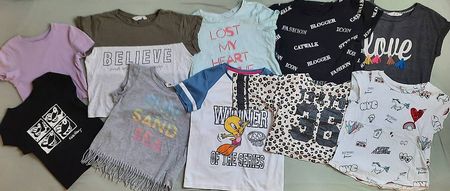 T-Shirt Gr. 146 / 152, 10 Stück