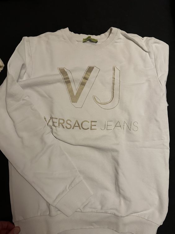 Versace Maglioni & Felpe: Sweat Versace Jeans blanc taille M – Usato da Lucens venduto da Msrz