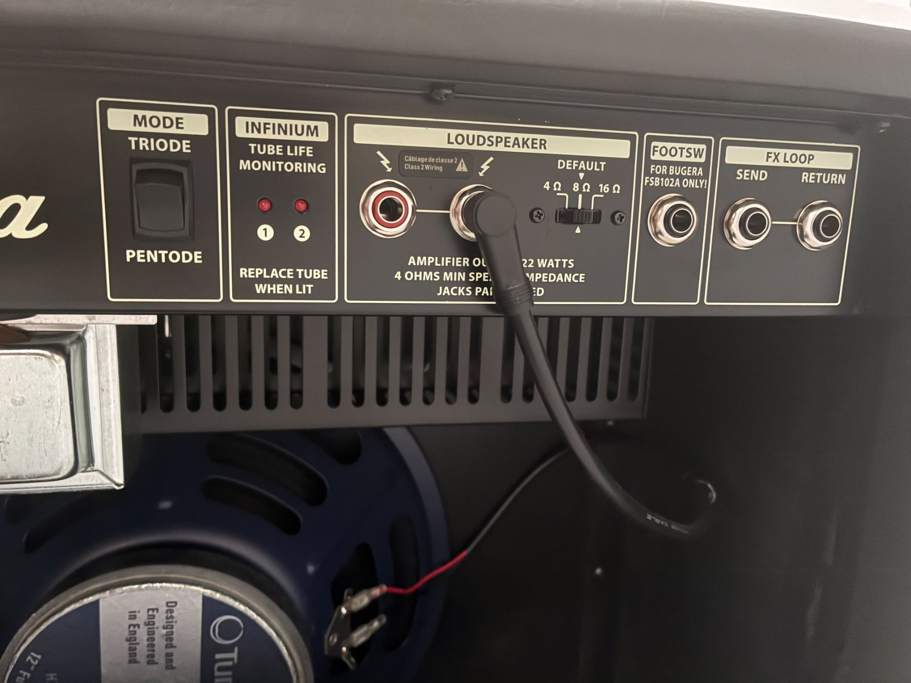 Bugera Amplificatori: Bugera Vintage V22 Infinium – Usato da Bellinzona venduto da DCVox 4