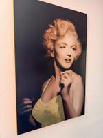 Foto von Marilyn Monroe mit goldfarbiger Glitzer-Veredelung