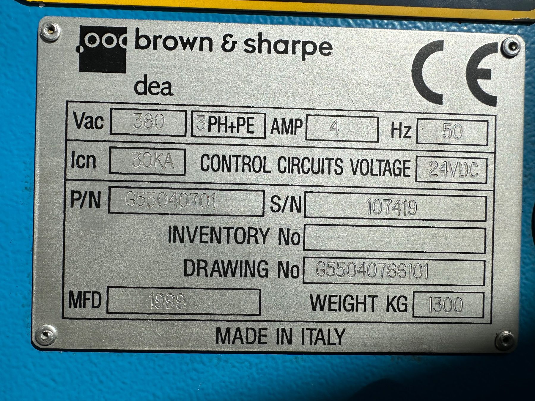 Misurare: Mesure 3D Brown & Sharpe – Usato da LeLocle venduto da Den095 4