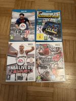 Lot de 4 jeux Wii et Wii U
