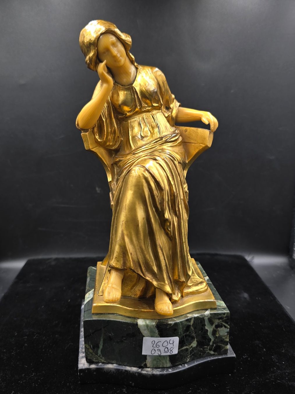 Sculture & Statue: Französische chryselephantine Skulptur – Usato da Rorschacherberg venduto da snOOpydOg11
