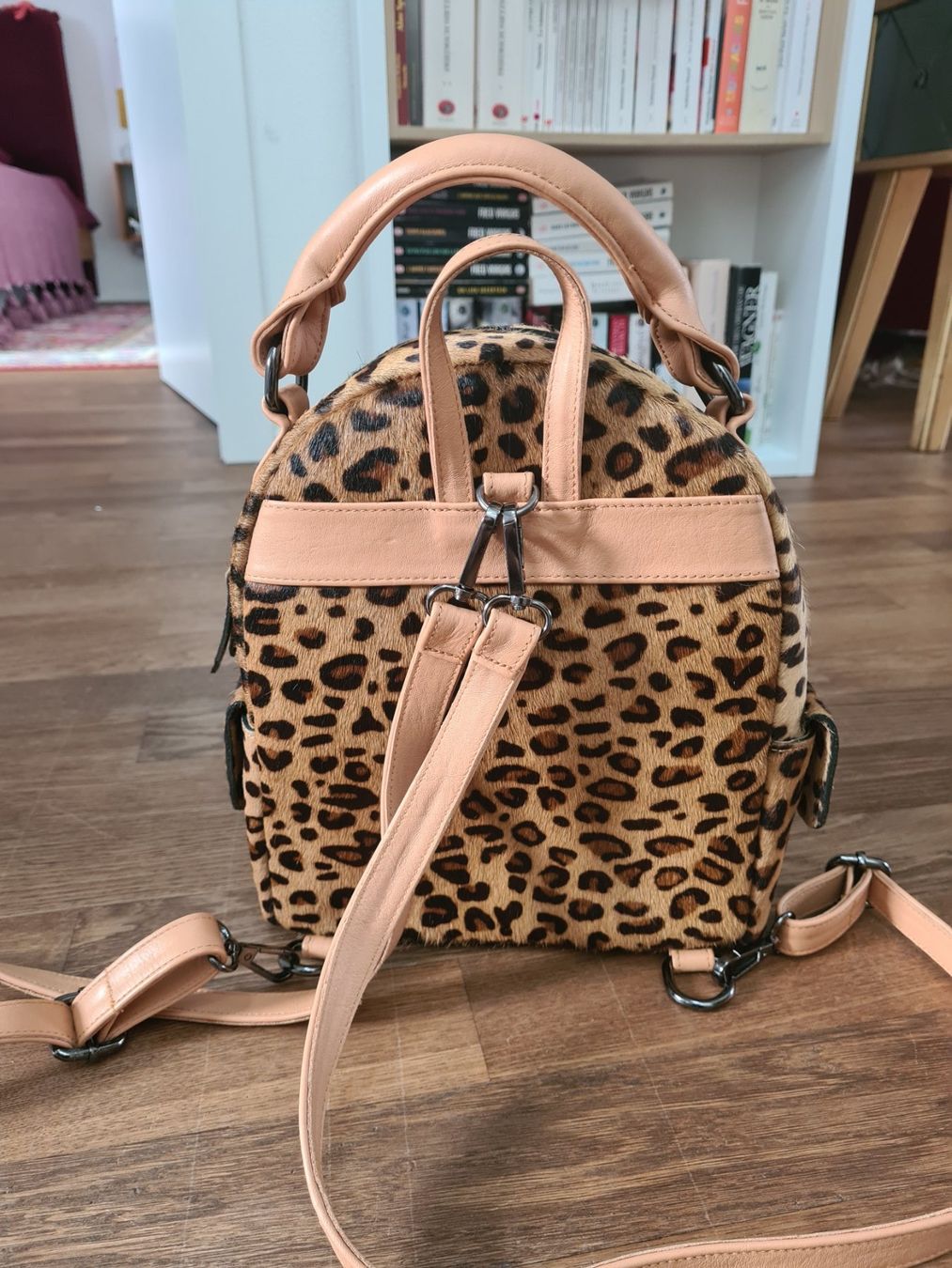 Zaini: Handmade NEW leather backpack leopard print – Nuovo (secondo la descrizione) da Zürich venduto da monadiederich 2