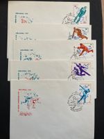 Sowjetunion 1980 Satz FDC Winter Olympiade Lake Placid