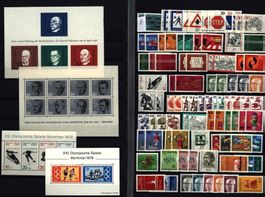 BRD ** 12 Seiten  Riesen SAMMLUNG auf 12 Seiten (AX192)