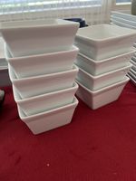 Schalen 9 Stk. ASA Selection Porzellan weiss 9x9cm 