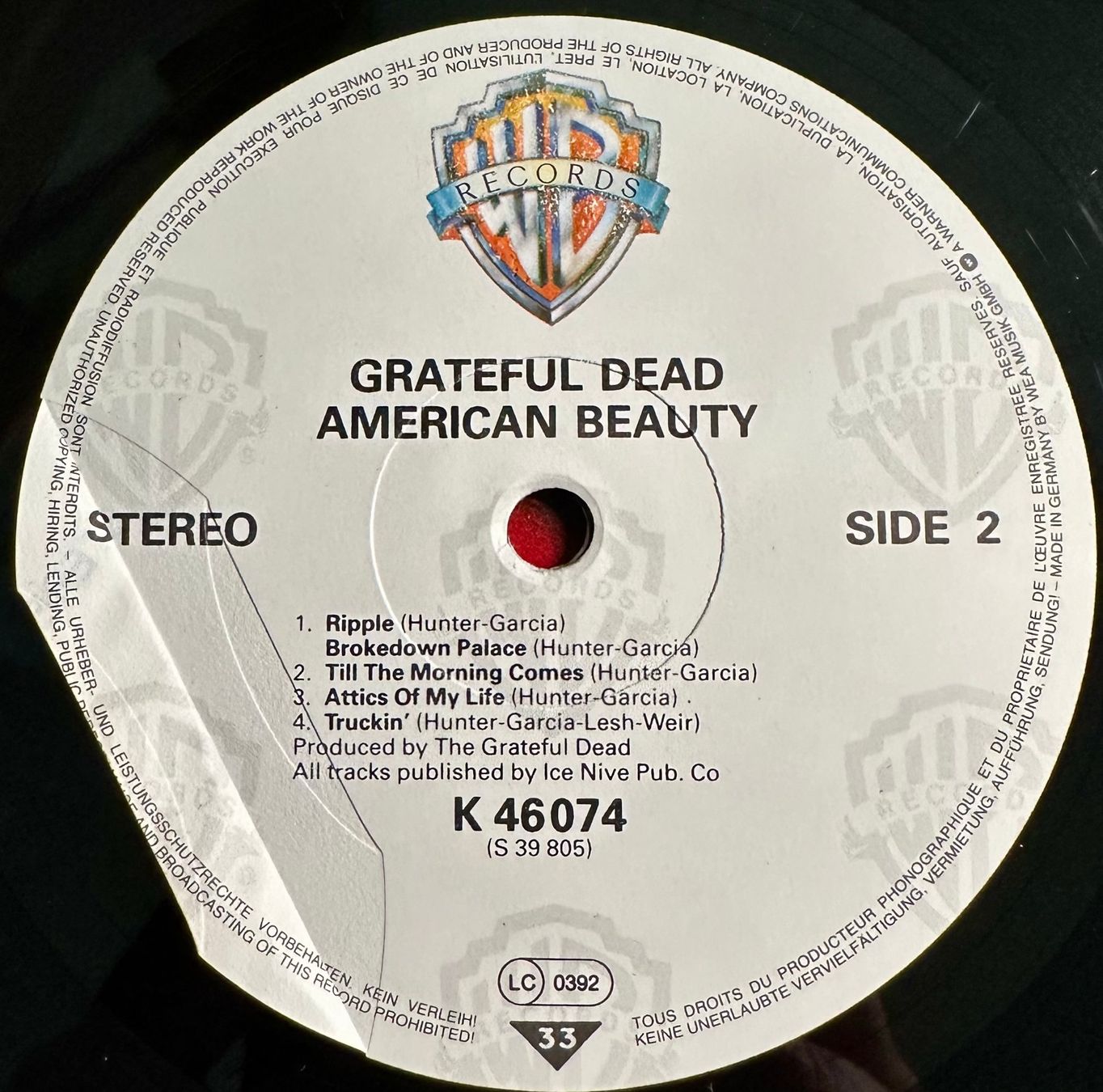 Schallplatten: Grateful Dead - American Beauty // LP: VG+; Sleeve: VG+ – Gebraucht aus Zürich von saltbee 3
