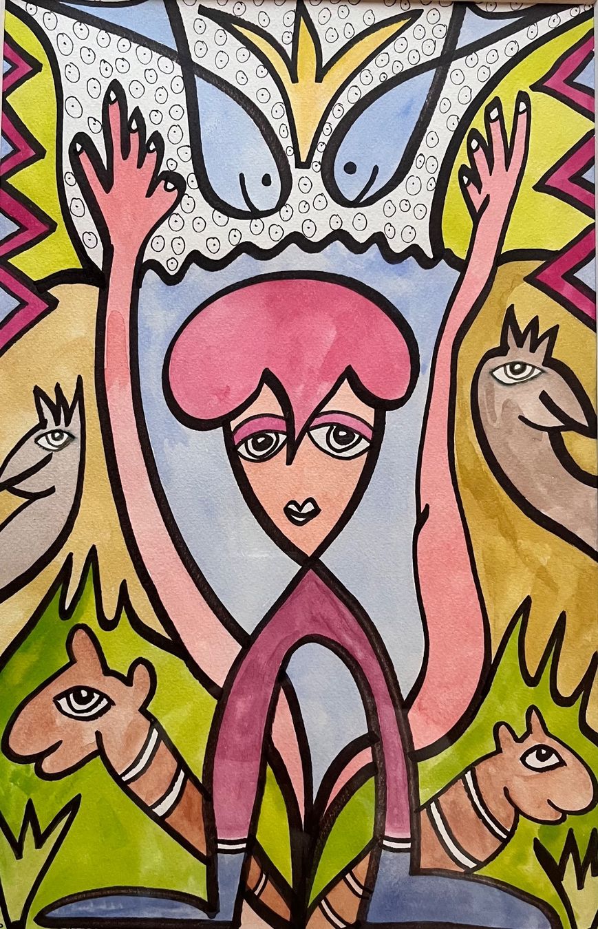 Dipinti: 4 Aquarelle gerahmt im Passepartout – Usato da Aarau venduto da PPhof96 1