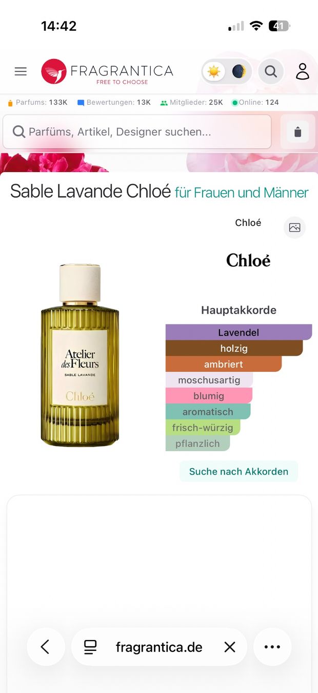 Chloé Profumi & Eau de Toilette: Sable Lavande Chloé, Neu 2026, 2 ml – Usato da Sursee venduto da nri_g5z8 1
