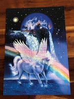 Adventskalender Puzzle, Pegasus mit Regenbogen und Erde