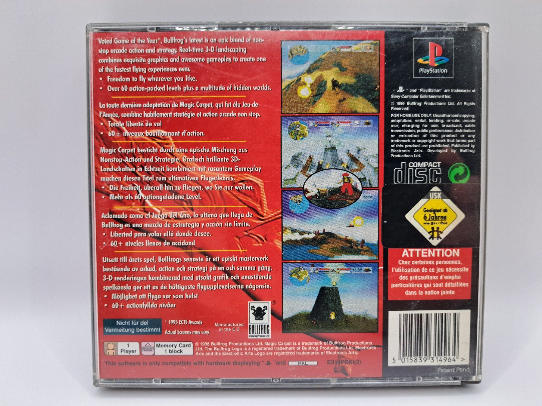 Giochi: Magic Carpet Multi5 OVP/CIB (Playstation 1/PS1) – Usato da Balgach venduto da Wasnwasn 1